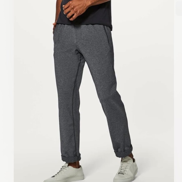 lululemon athletica Other - Lululemon mens discipline gray heathered sweatpants drawstring zip pockets M